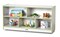 Rainbow Accents 0324JCWW130 Toddler Single Mobile Storage Unit - Key Lime Green